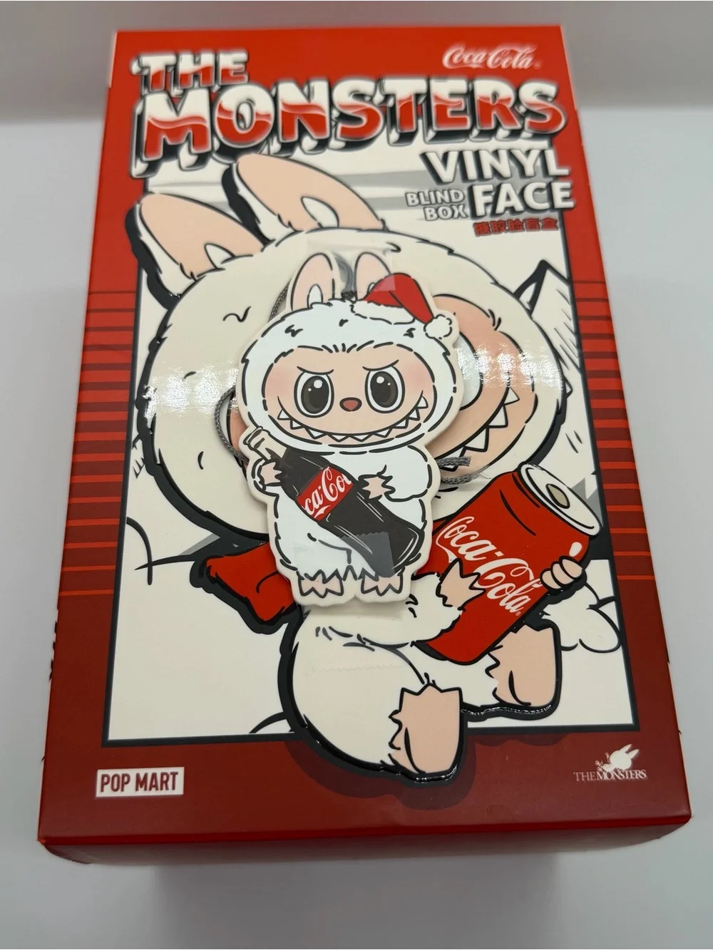 Pop Mart Coca-Cola Labubu The Monster’s Plush Vinyl Pendant Surprise Shake